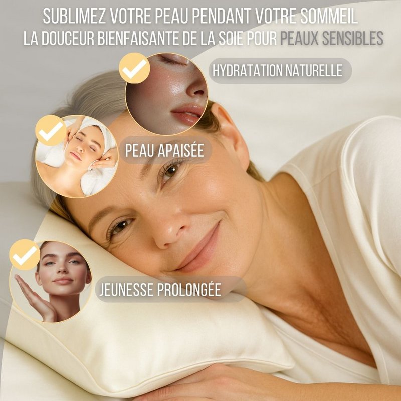 Silke Pillowcase - 60x40 cm | "Skin Silk"