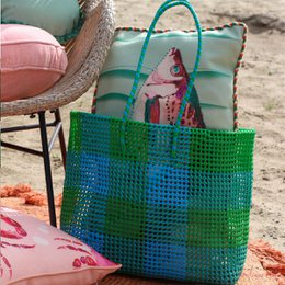 Shopper Liv Green/Blue
