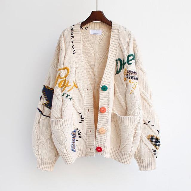 Cardigan sweater damejakke