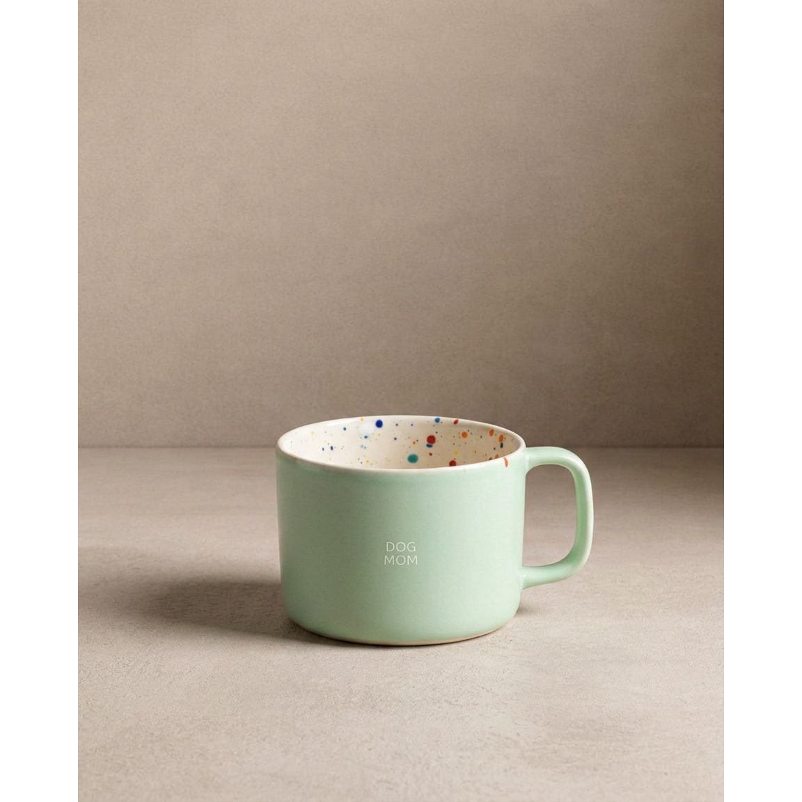 Green/White Mug 450ml