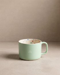 Green/White Mug 450ml