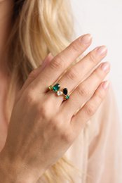 Bunter Edelstahlring Einheitsgröße 18 mm (56-57)