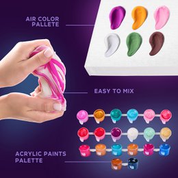 Okto Sensory 3D Air Clay En Kleuren Op Nummers - Kolibries In Love