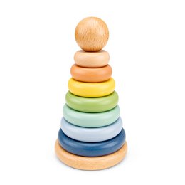 Anneaux à empiler en bois