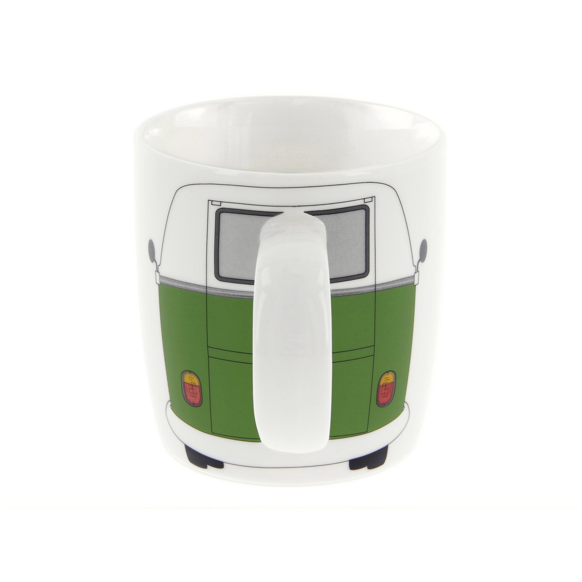 Volkswagen VW T1 Bus Tasse à café 370 ml dans une boîte cadeau - Avant/Vert