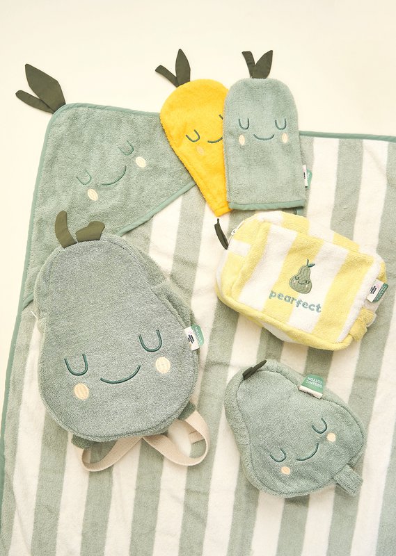 Terry Cotton Toiletry Bag Pedro Pear
