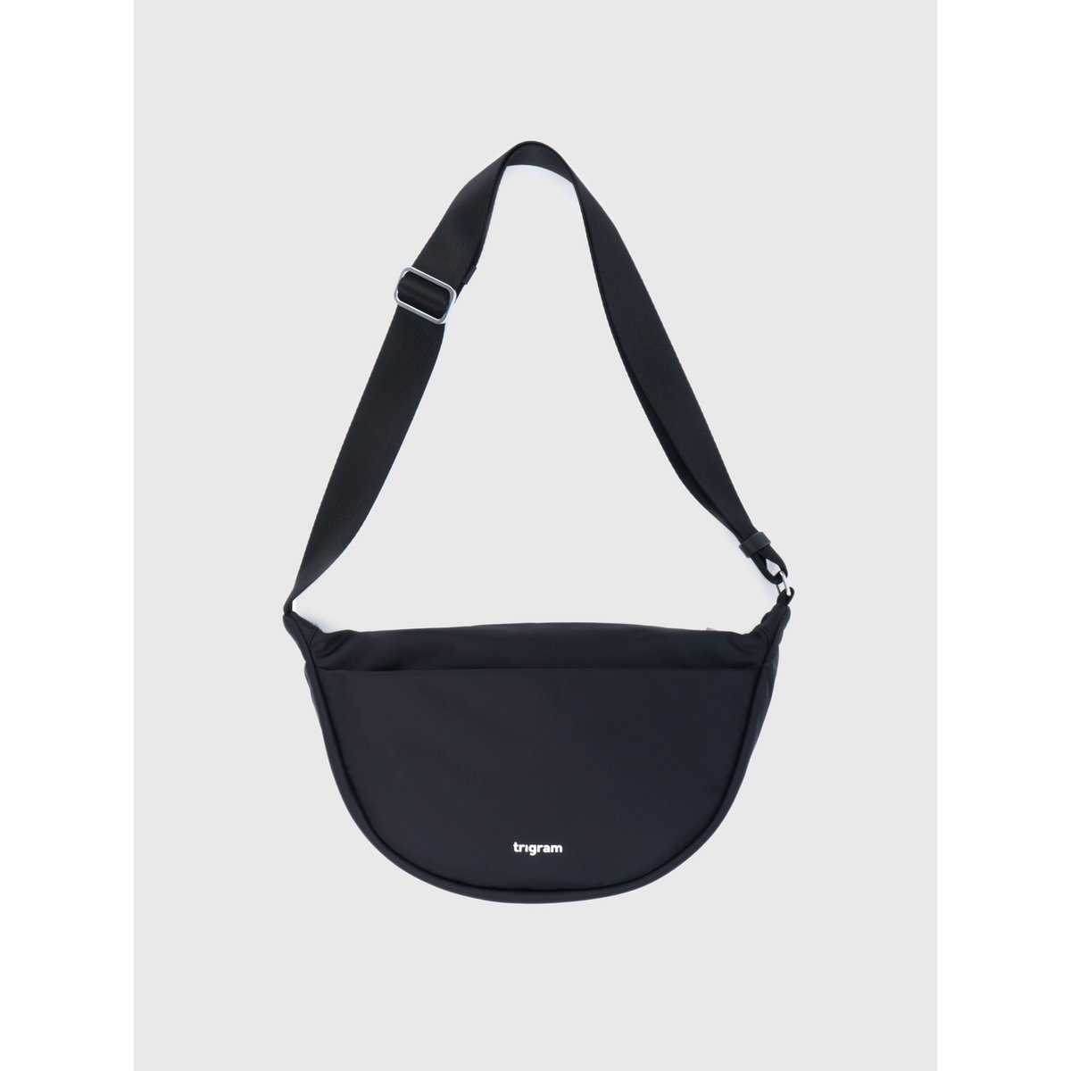 Crescent Sling Bag - Charcoal Black black