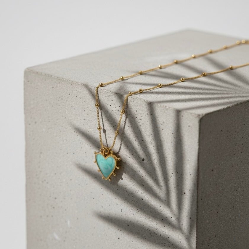 GIOIOSA – Gold Plated Heart Necklace