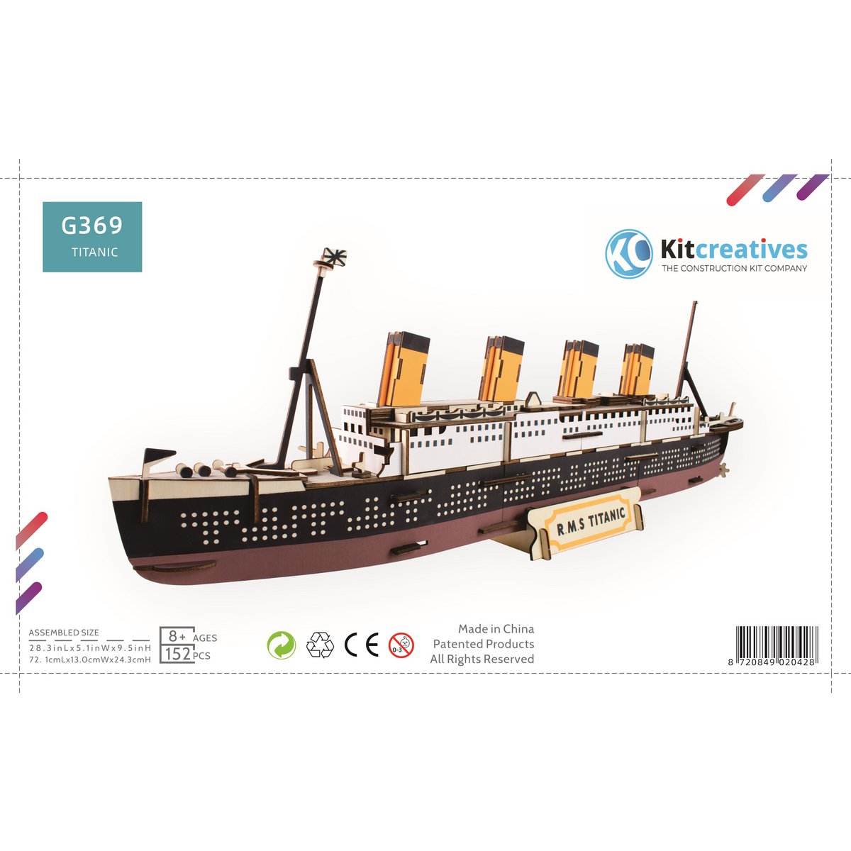 Titanic-Bausatz aus Holz