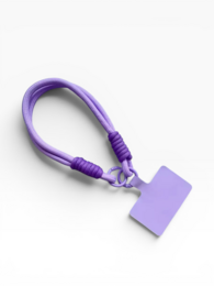 Keychain - cell phone chain - purple
