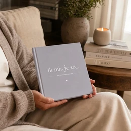 Phyllbooks I Miss You So Memory Book - Libro in lutto - Blue Grey