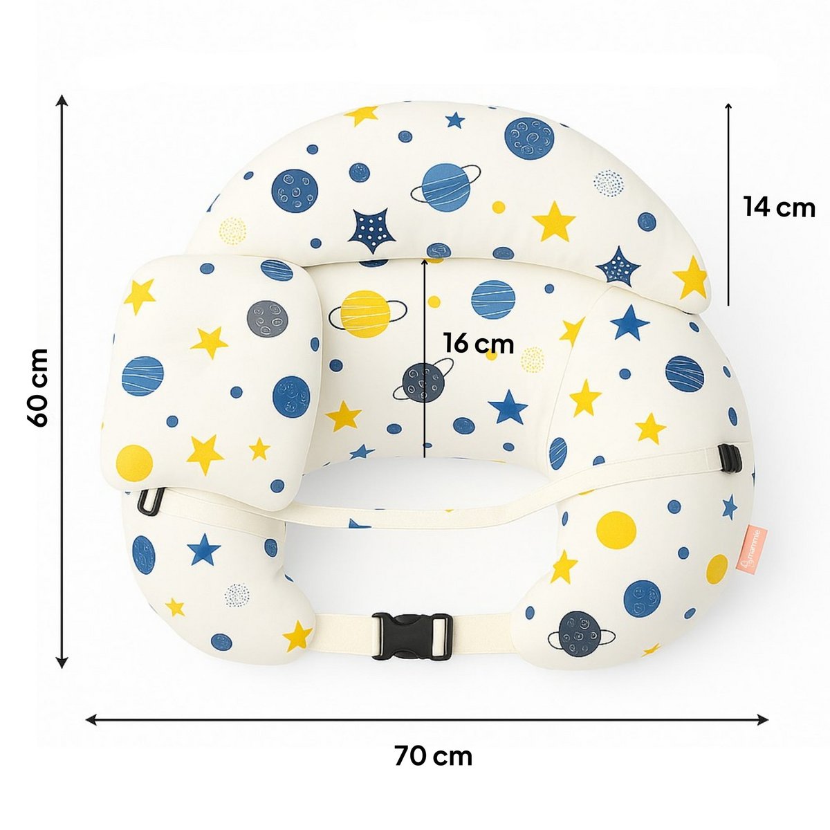 Nursing Pillow with Removable Cover – Soft Plush Material 