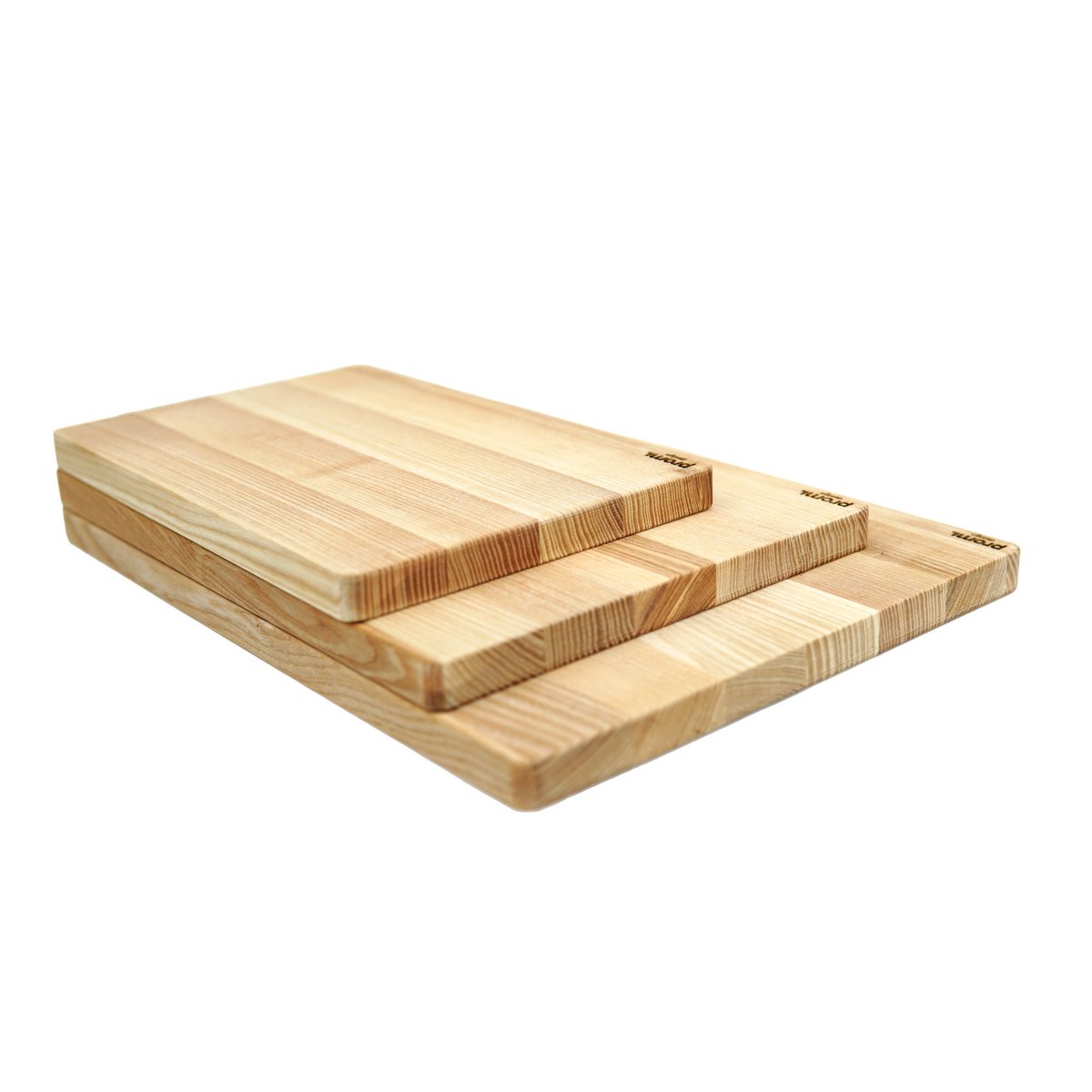 Planche à découper en bois de frêne naturel dur 3 tailles