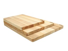 Planche à découper en bois de frêne naturel dur 3 tailles