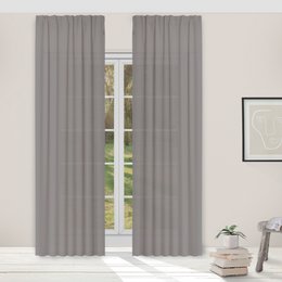 Light Guard ready -made curtain - Lightly transmitting - Length adjustable - with rings - 140x280cm