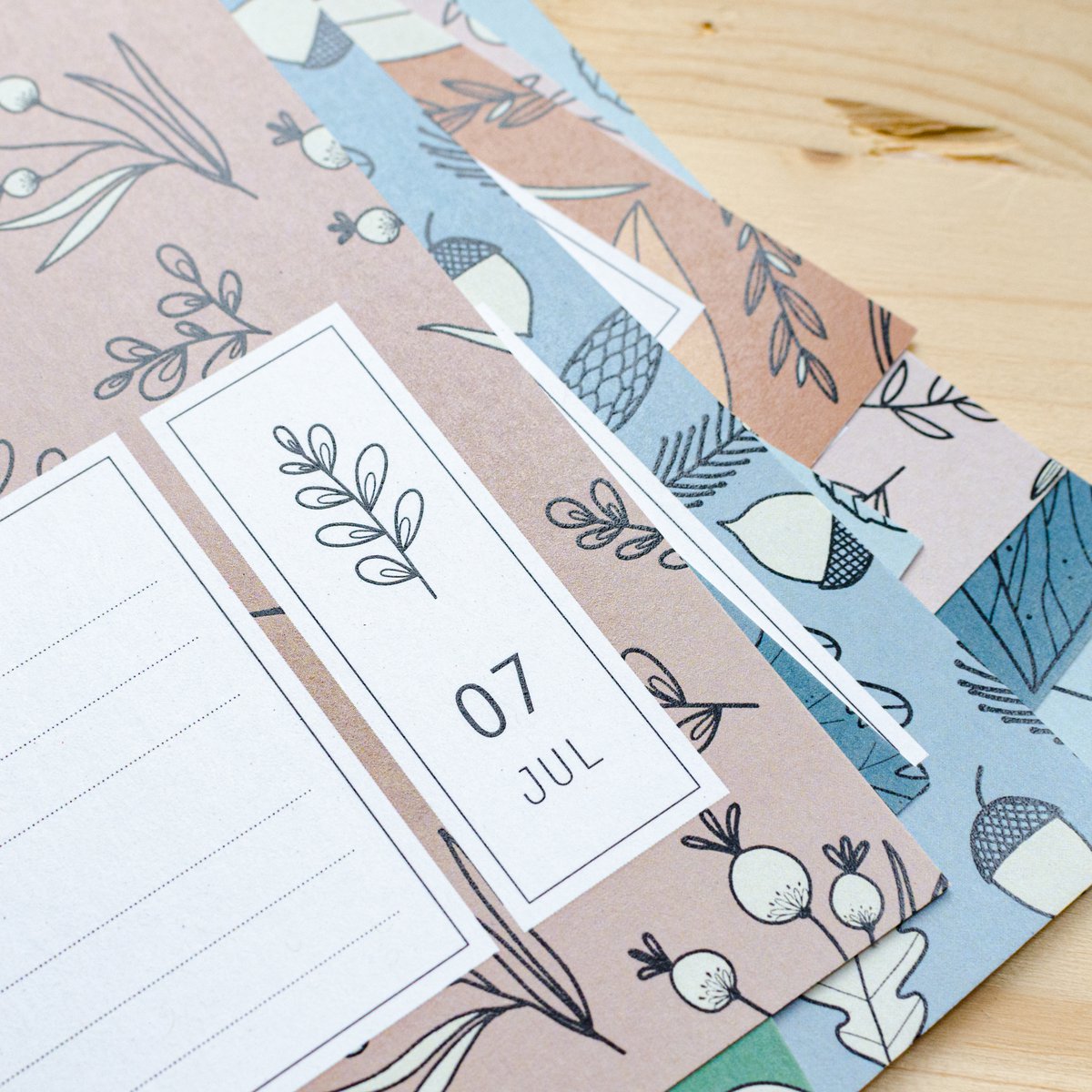 Wall calendar time instead of stuff, everlasting