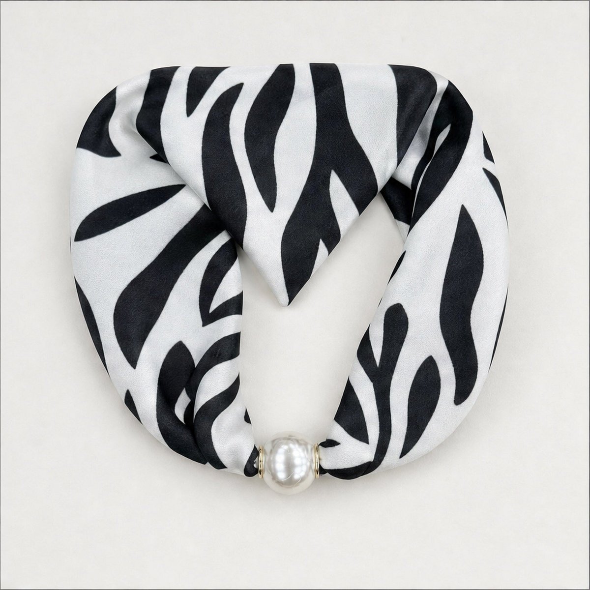 HS Pearl Scarf Zebra Print - Multiple Colors