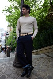 Desert elastic braided belt