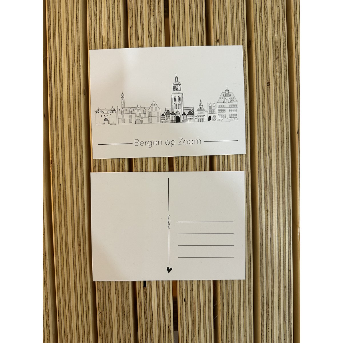 Postal horizonte Bergen op Zoom