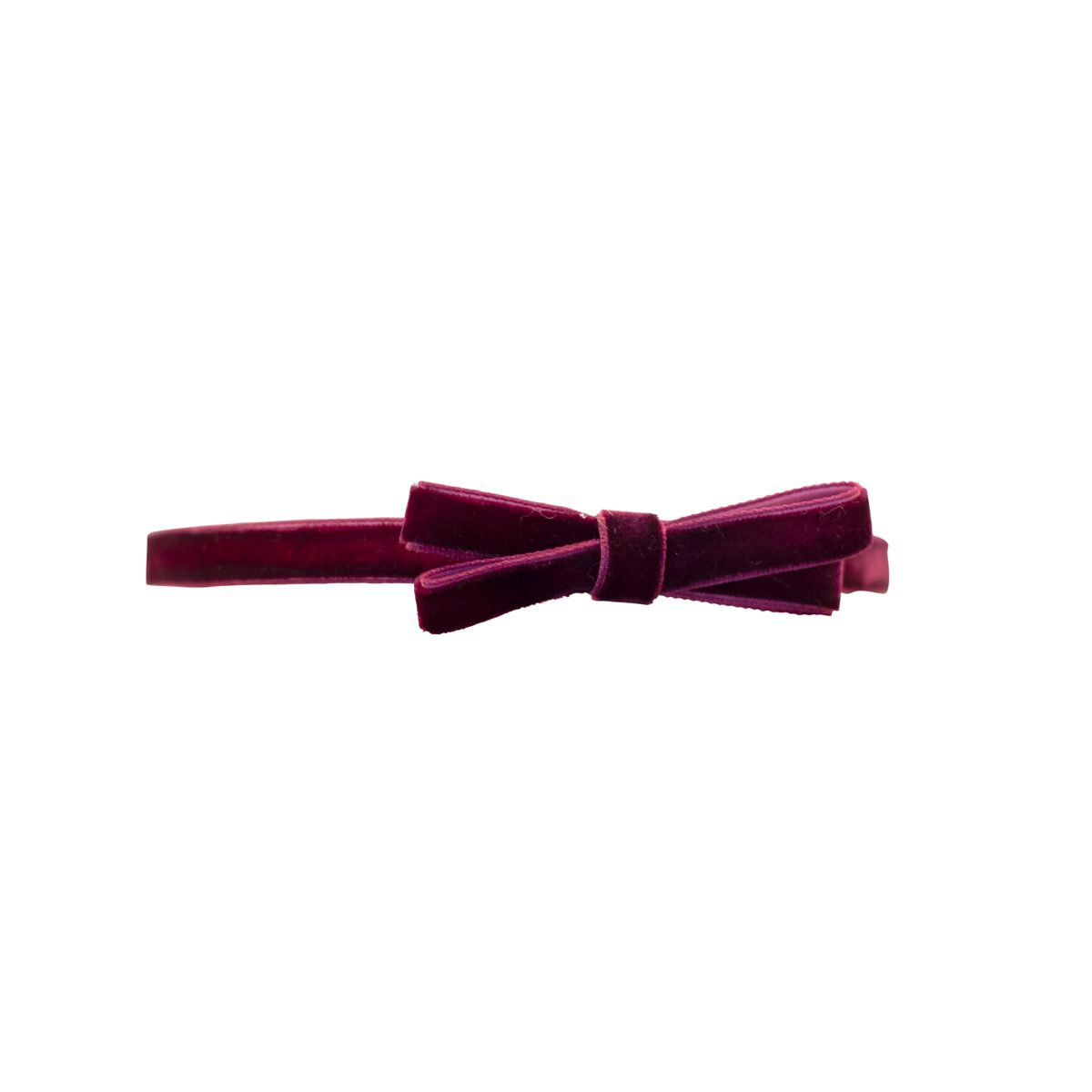 Cerchietto Velluto Bordeaux