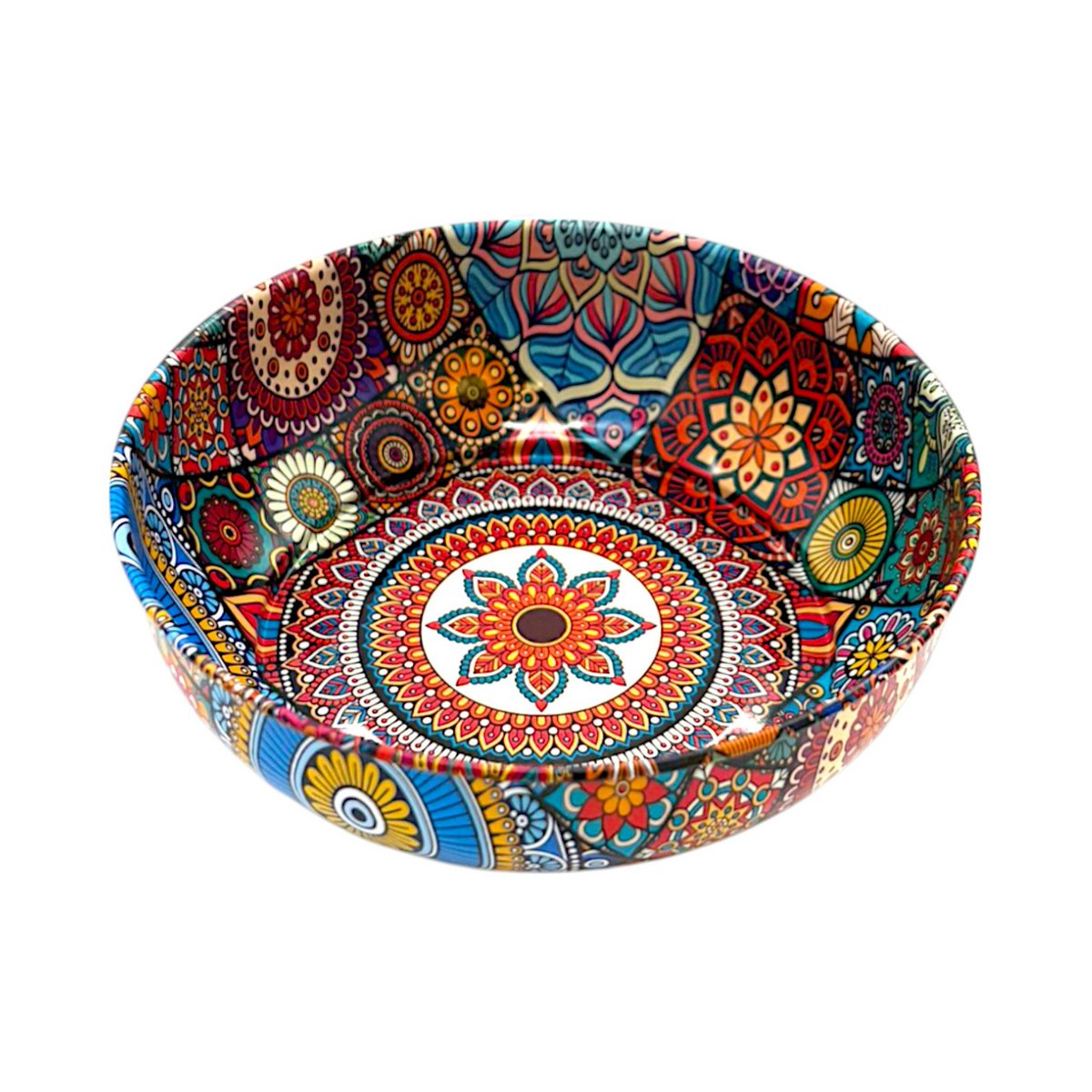Metalen kom - Mandala 1 - Large - 12 cm