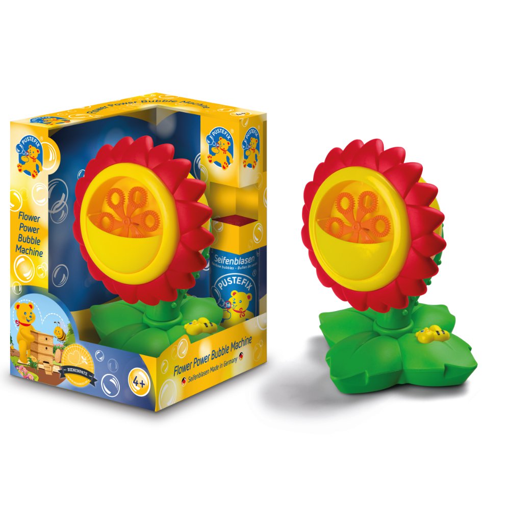 PUSTEFIX soap bubble machine “Sunflower”