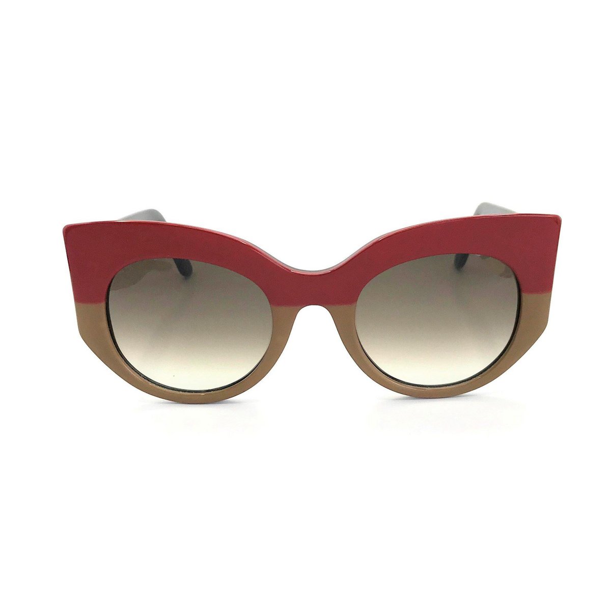 Gustavo Eyewear- G13 - Burnt Orange / Beige