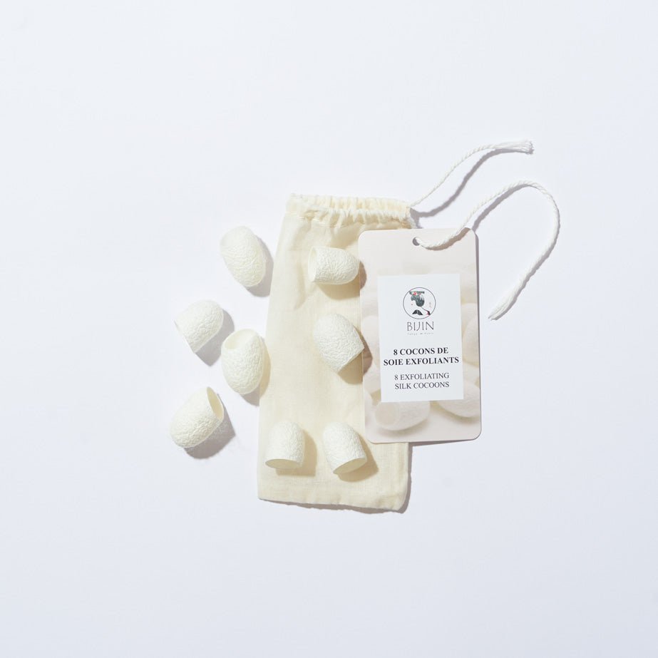 100 % natürliche Peeling-Seidenkokons