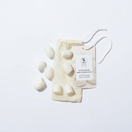 100 % naturlige eksfolierende silkekokoner