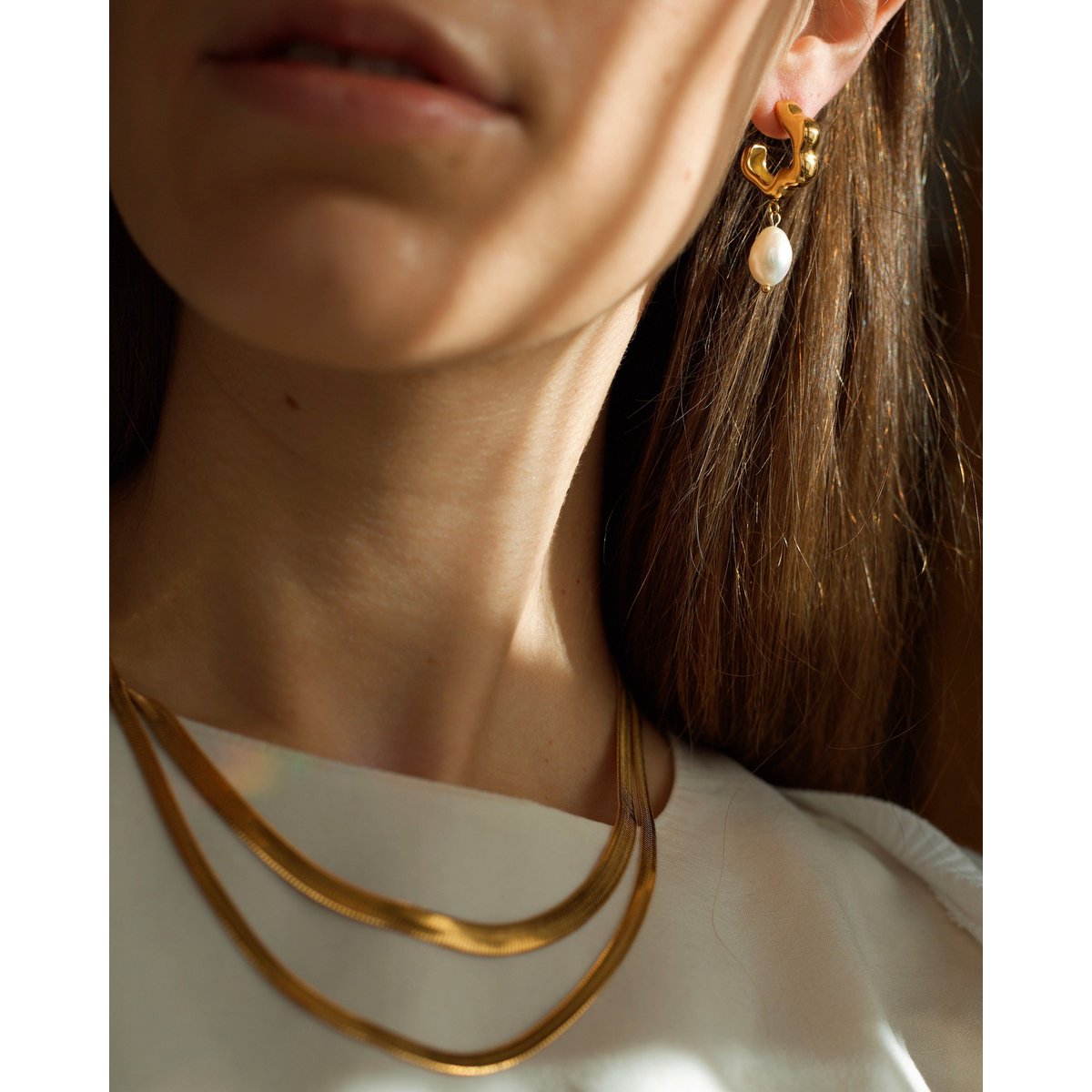 Barretta - Bridal Pearl Earrings