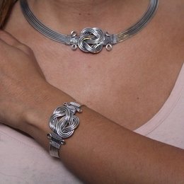 Valencia Boho Sæt - Sølv (Valentine-udsalg)