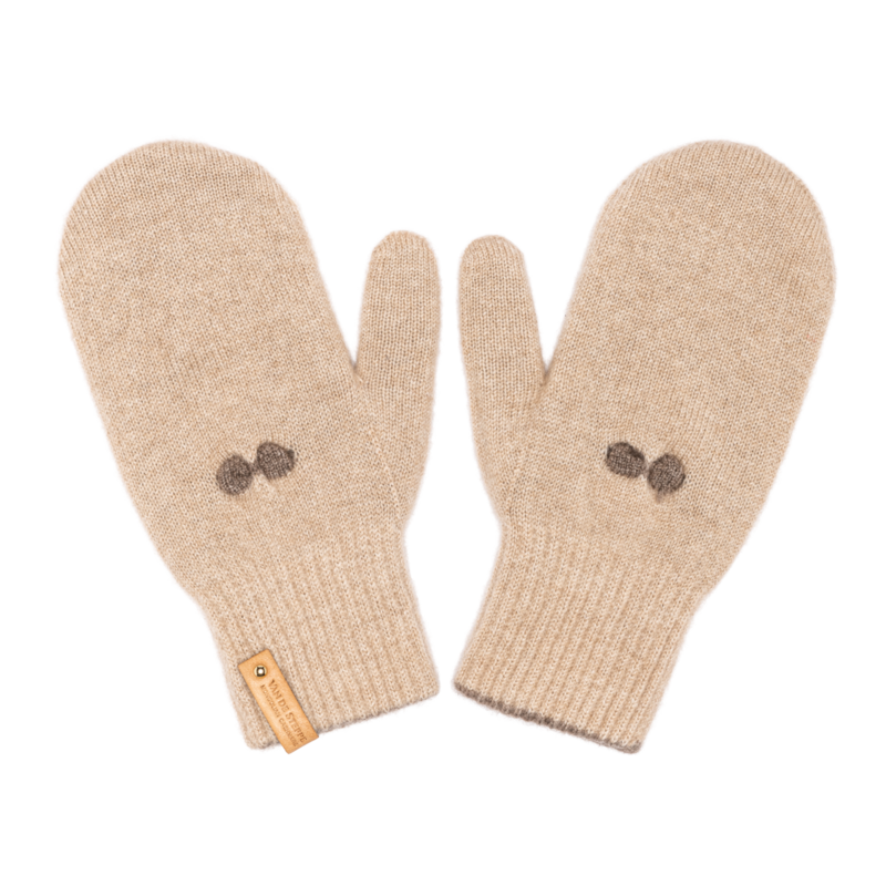 "Nomin" Cashmere Mittens