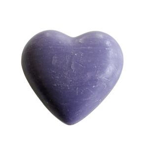 Hart zeepje 7cm lavendel