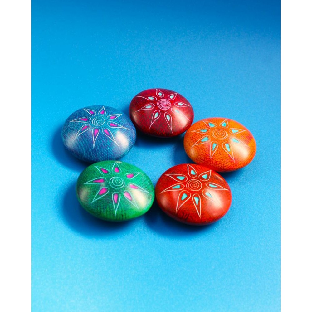 Handschmeichler Blumendesign - Speckstein