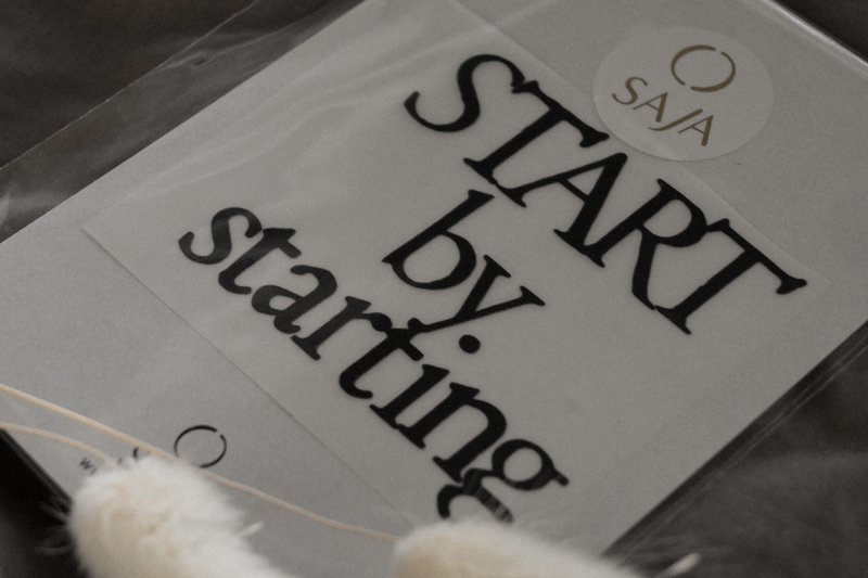 Jernbillede "Start med at starte"