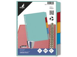 Tabblad Kangaro A5 blanco karton 180grs 17r. 5dlg assorti