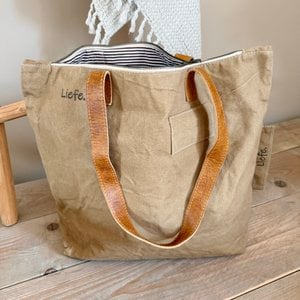 Vintage ShopperBag (vintage dark canvas)