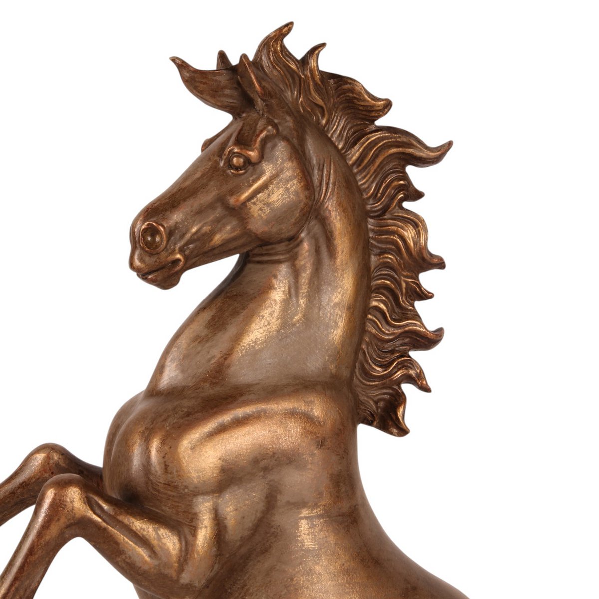 Pferdeskulptur 43,5 cm – Bronze – Harz