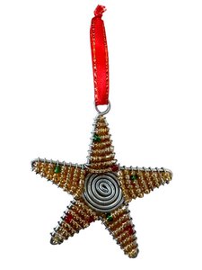 Christmas Star Pendant Gold