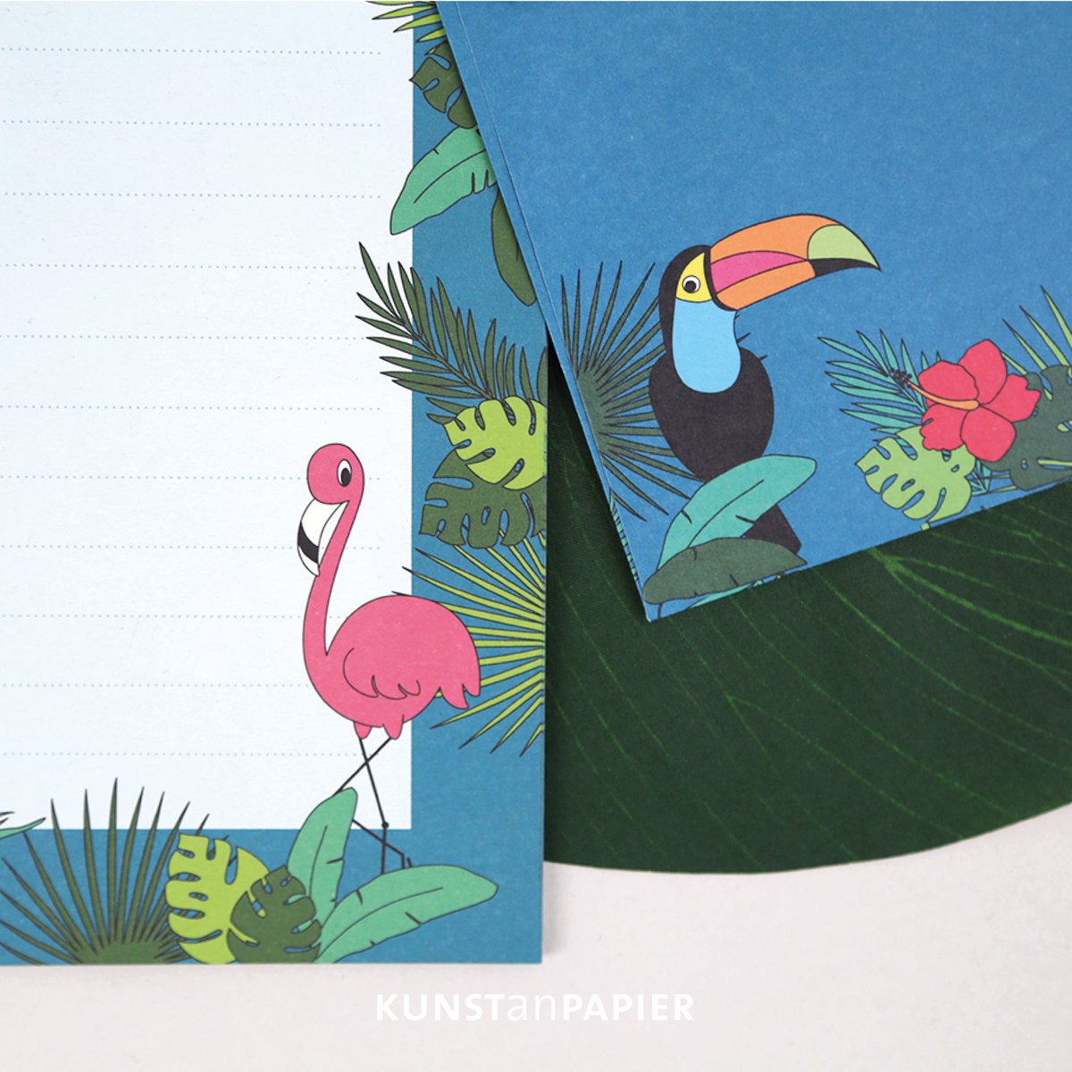 Briefpapier-Set Block und Umschläge Fiona
