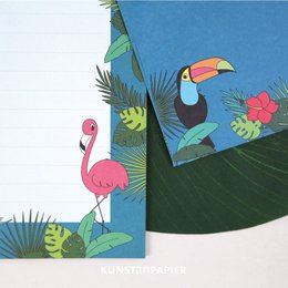 Briefpapier-Set Block und Umschläge Fiona