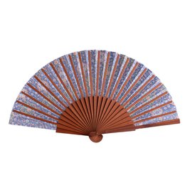 Trellis Mosaic Satin Hand Fan Itr 23 cm