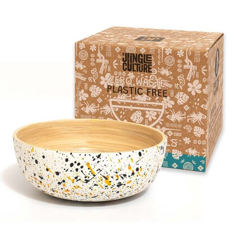 Bamboo Serving Bowl | Wooden Bowls (18cm /7" Diameter)