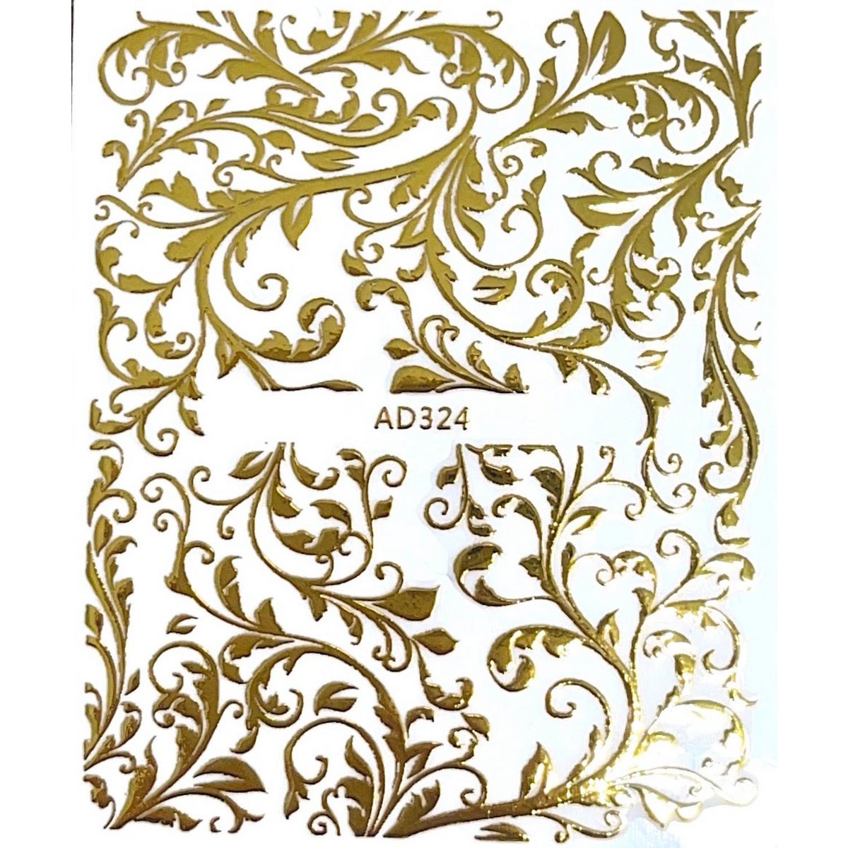 Gold pattern stickers