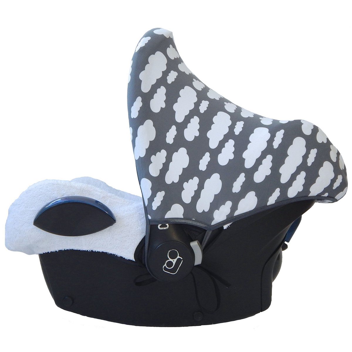 Toldo Maxi Cosi Sun - Gris con nubes blancas