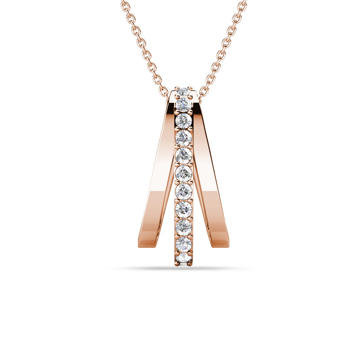 Aurielle Pendants - Gold and Crystal