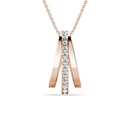 Aurielle Pendants - Gold and Crystal