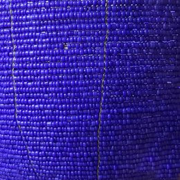 Kleiner Lyl Topf, Indigoblau und Weiß