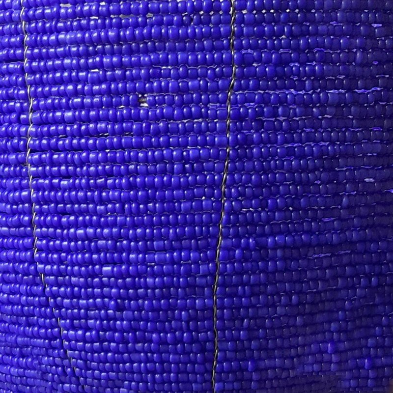 Kleiner Lyl Topf, Indigoblau und Weiß