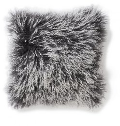 Shansi cushion cover sheepskin_Grey Snowtop